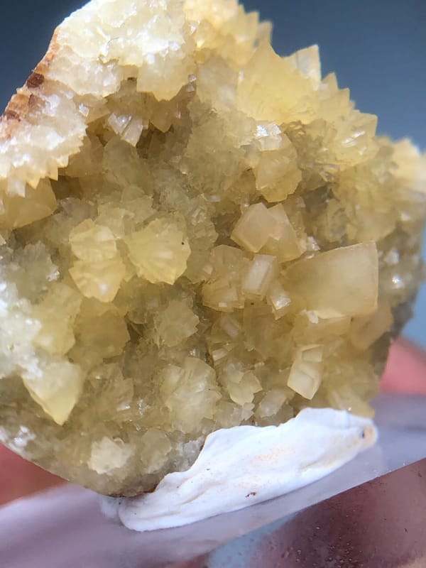 Calcite from Anhui, China, individual mineral specimen view 3