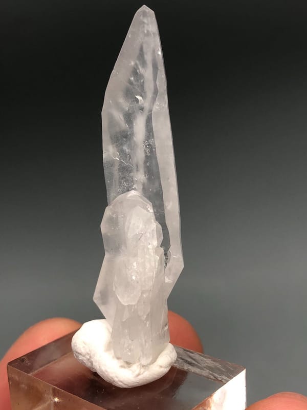 Quartz from Pakistan, individual mineral specimen view 7