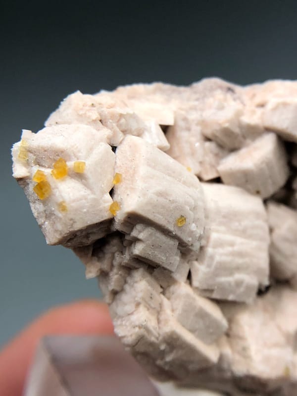 Potassium feldspar (species not verified) from Shandong, China, individual mineral specimen view 2