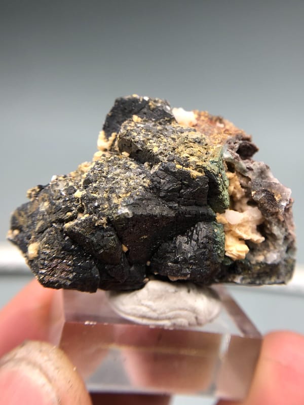 Marmatite (iron-rich sphalerite) from Jiangxi, China, individual mineral specimen view 2