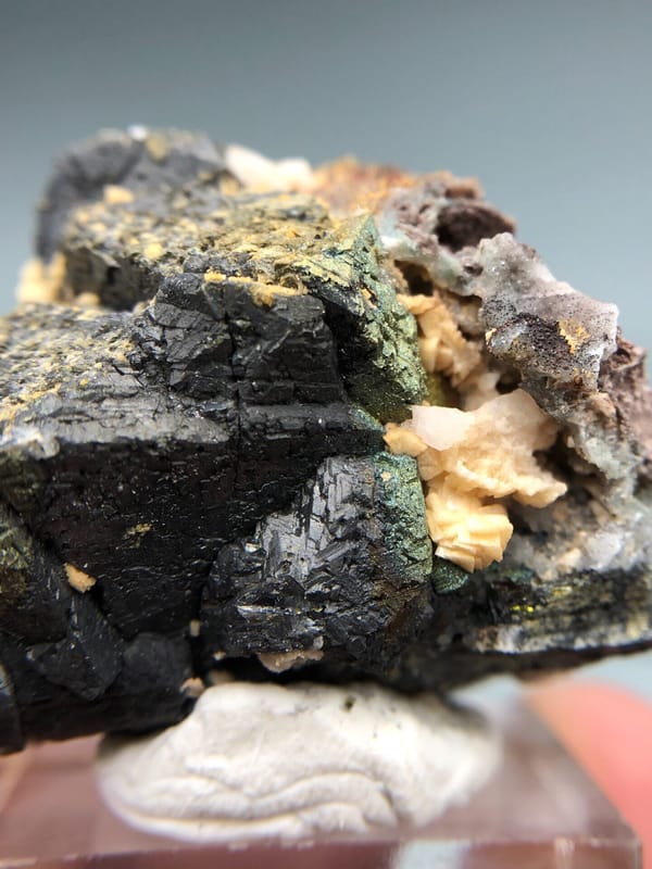 Marmatite (iron-rich sphalerite) from Jiangxi, China, individual mineral specimen view 6