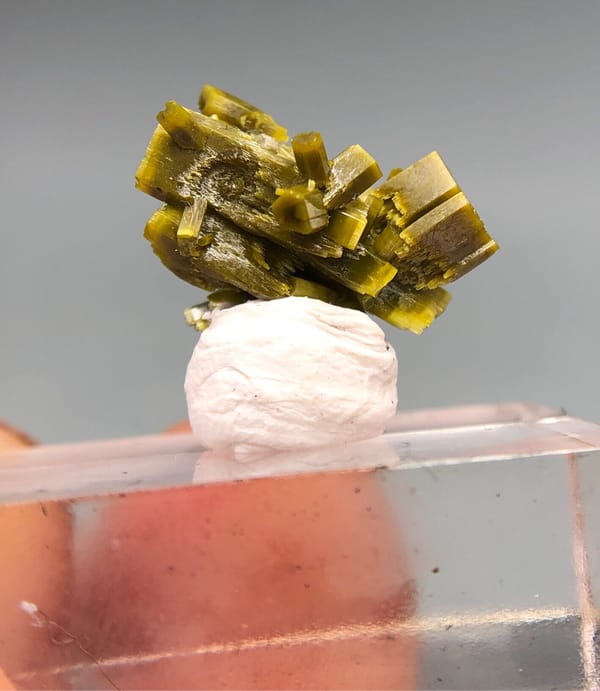 Pyromorphite from Guilin, Guangxi, China, individual mineral specimen view 3