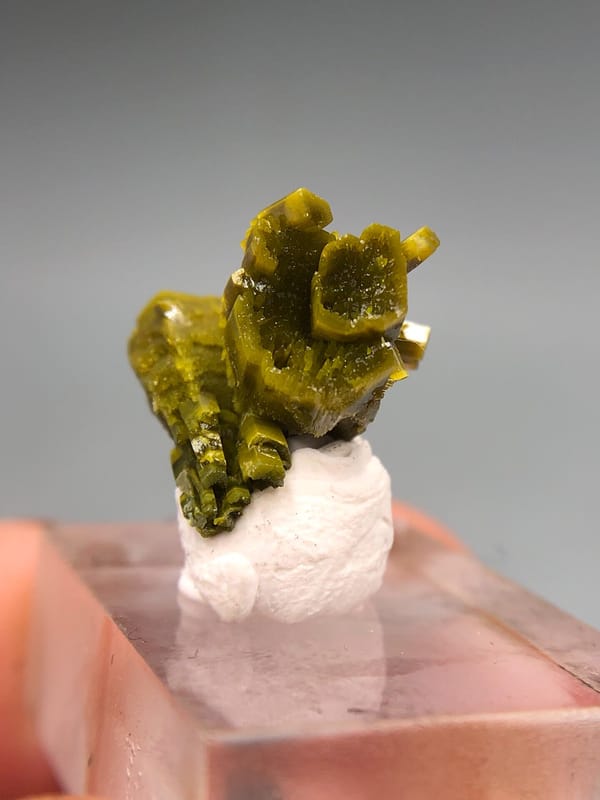 Pyromorphite from Guilin, Guangxi, China, individual mineral specimen view 4