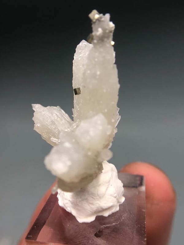 Quartz from Shangbao Mine, Leiyang, Hunan, China, individual mineral specimen view 4