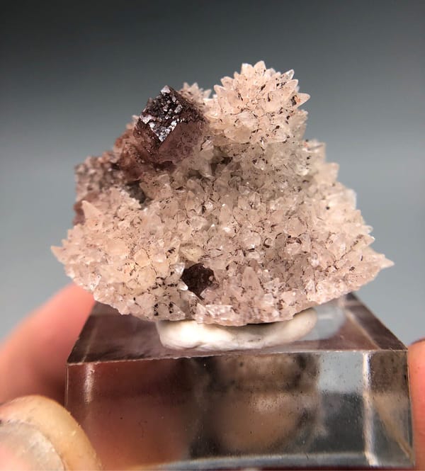 Fluorite from Hubei, China, individual mineral specimen view 1