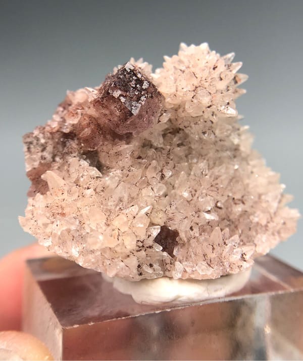 Fluorite from Hubei, China, individual mineral specimen view 2