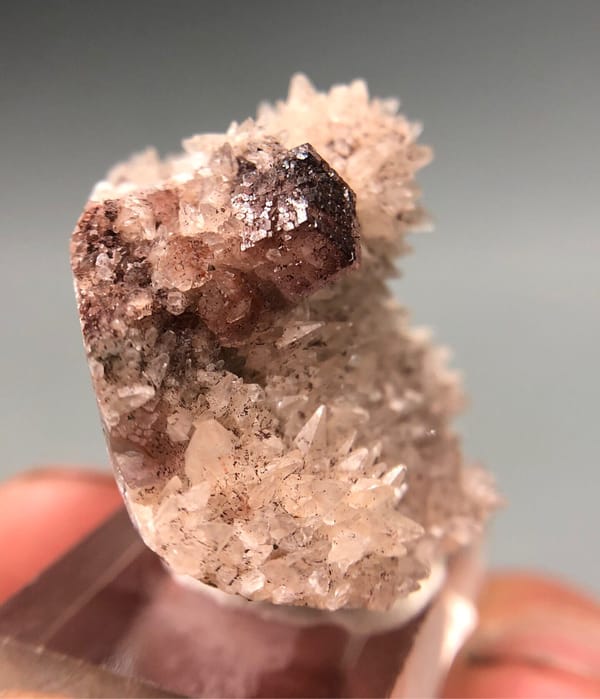 Fluorite from Hubei, China, individual mineral specimen view 3