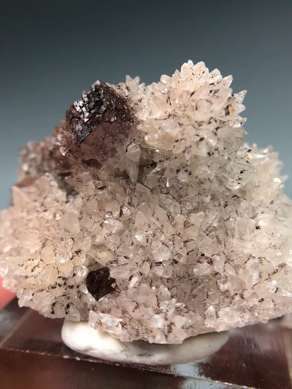 Fluorite from Hubei, China, individual mineral specimen view 5