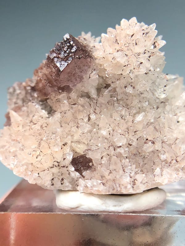 Fluorite from Hubei, China, individual mineral specimen view 7