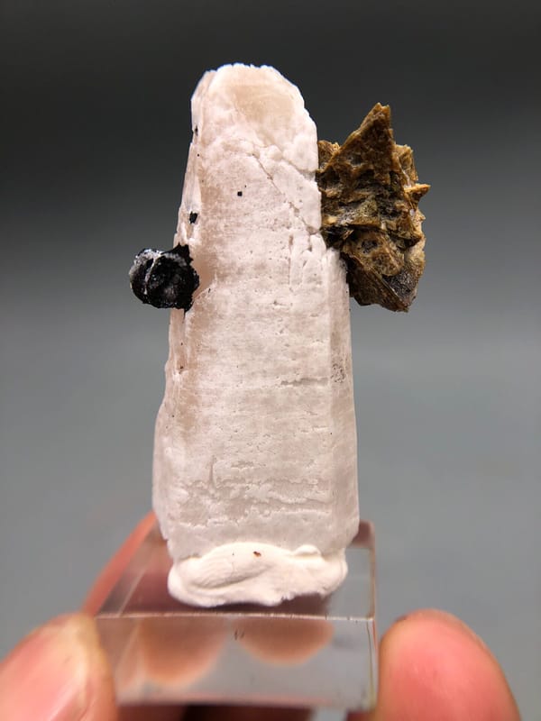 Helvine from Inner Mongolia, China, individual mineral specimen view 1