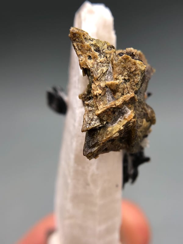 Helvine from Inner Mongolia, China, individual mineral specimen view 6