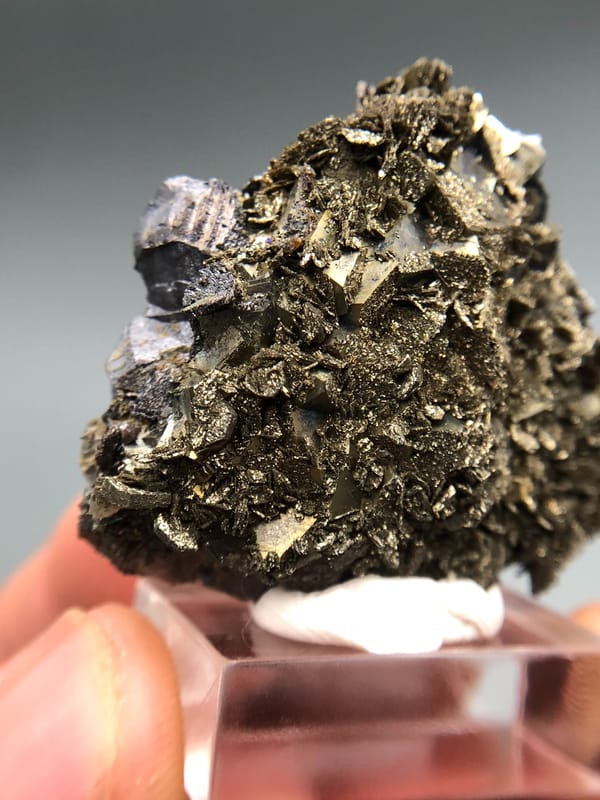 Magnetite from Inner Mongolia, China, individual mineral specimen view 2