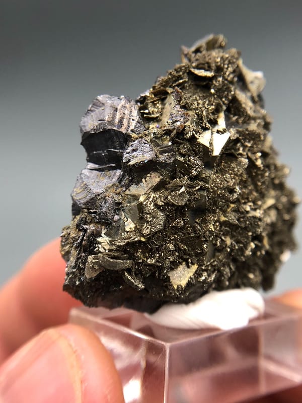 Magnetite from Inner Mongolia, China, individual mineral specimen view 3