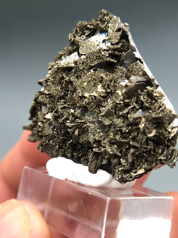 Magnetite from Inner Mongolia, China, individual mineral specimen view 4