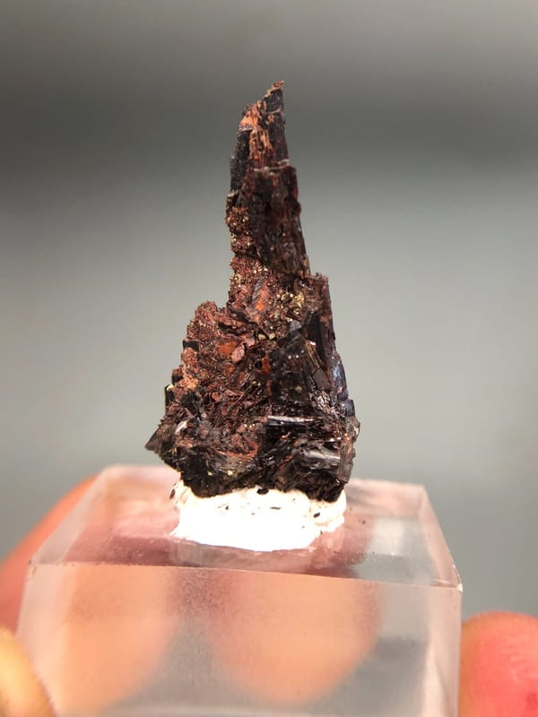 Hubnerite from Yaogangxian Mine, Yizhang Co., Hunan, China, individual mineral specimen view 1