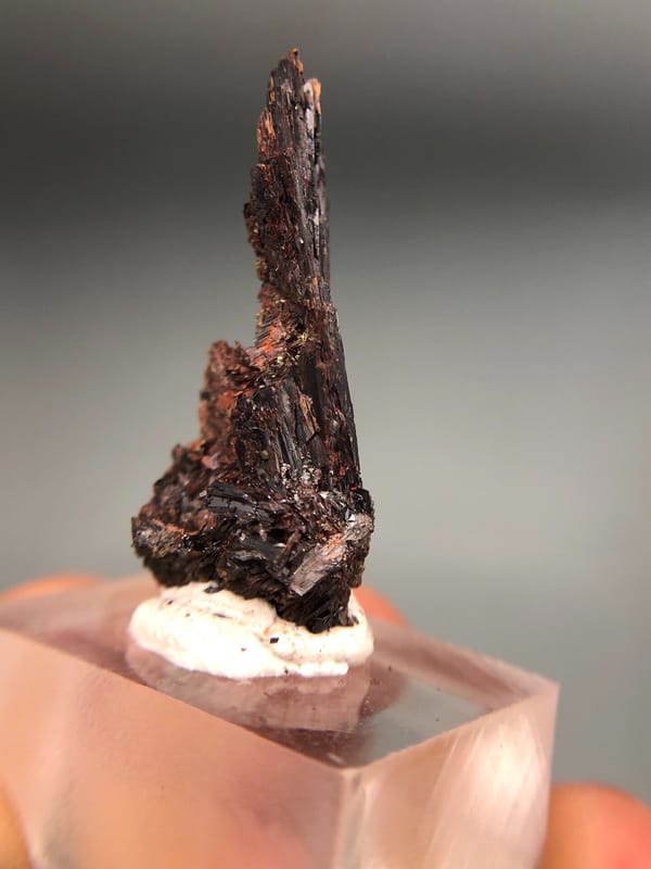 Hubnerite from Yaogangxian Mine, Yizhang Co., Hunan, China, individual mineral specimen view 2