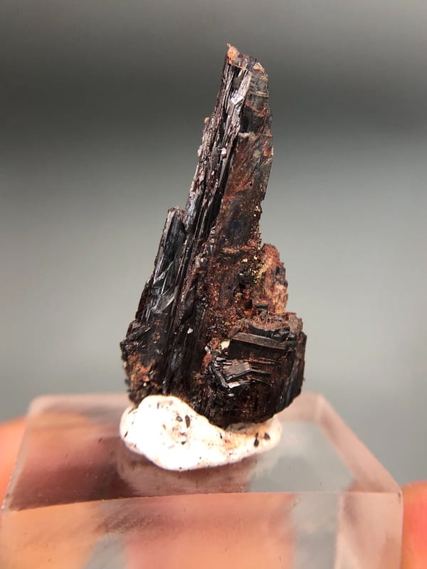 Hubnerite from Yaogangxian Mine, Yizhang Co., Hunan, China, individual mineral specimen view 4