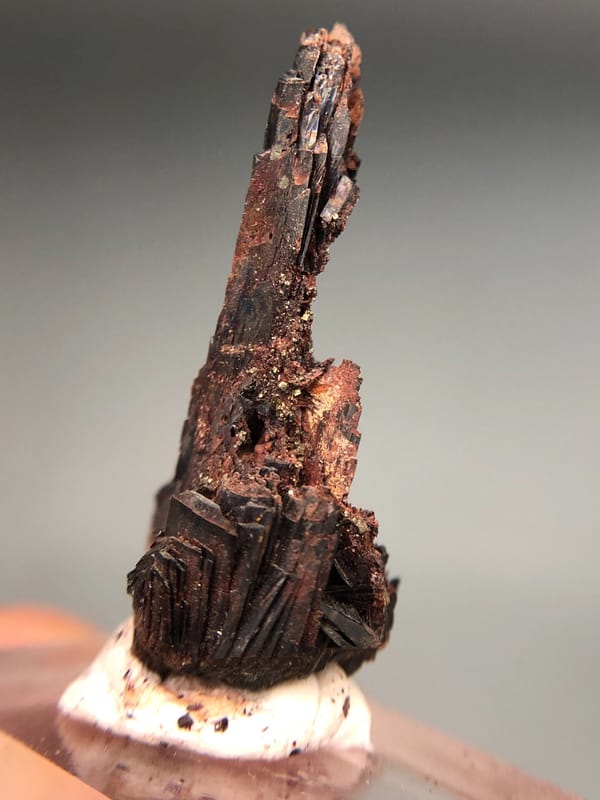 Hubnerite from Yaogangxian Mine, Yizhang Co., Hunan, China, individual mineral specimen view 6