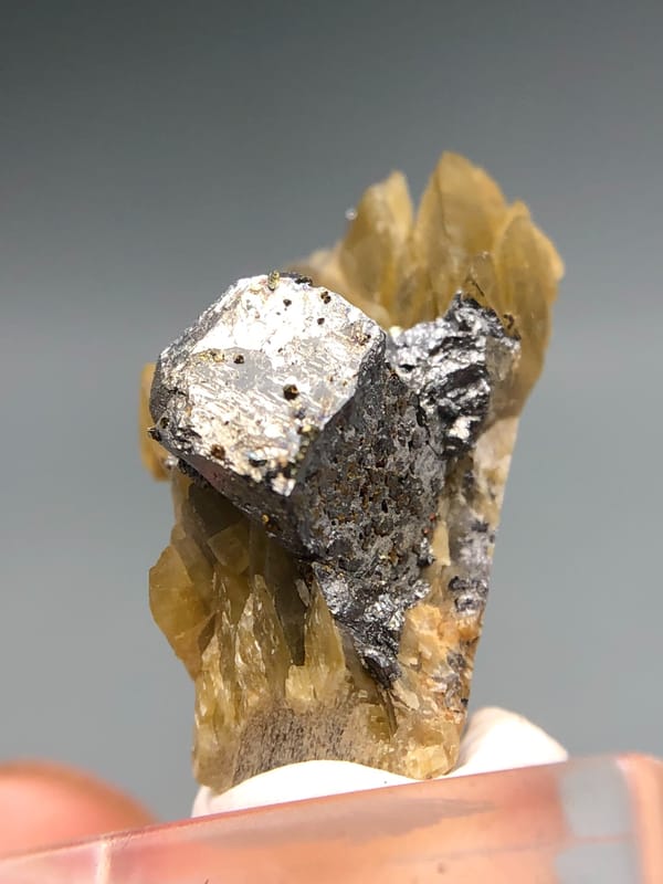 Tetrahedrite from Guizhou, China, individual mineral specimen view 3