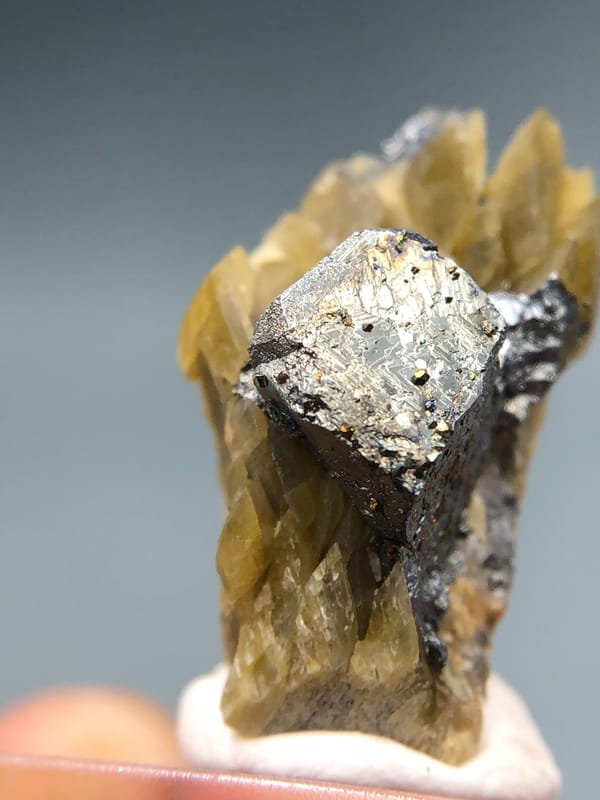 Tetrahedrite from Guizhou, China, individual mineral specimen view 4