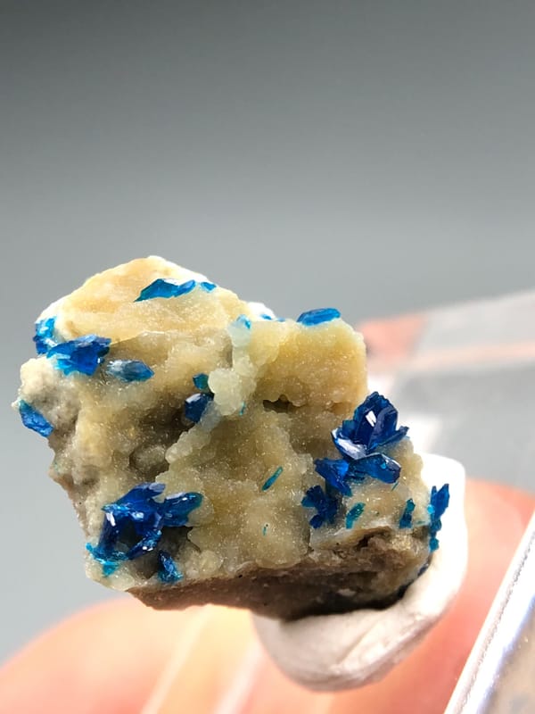 Veszelyite from Yunnan, China, individual mineral specimen view 4