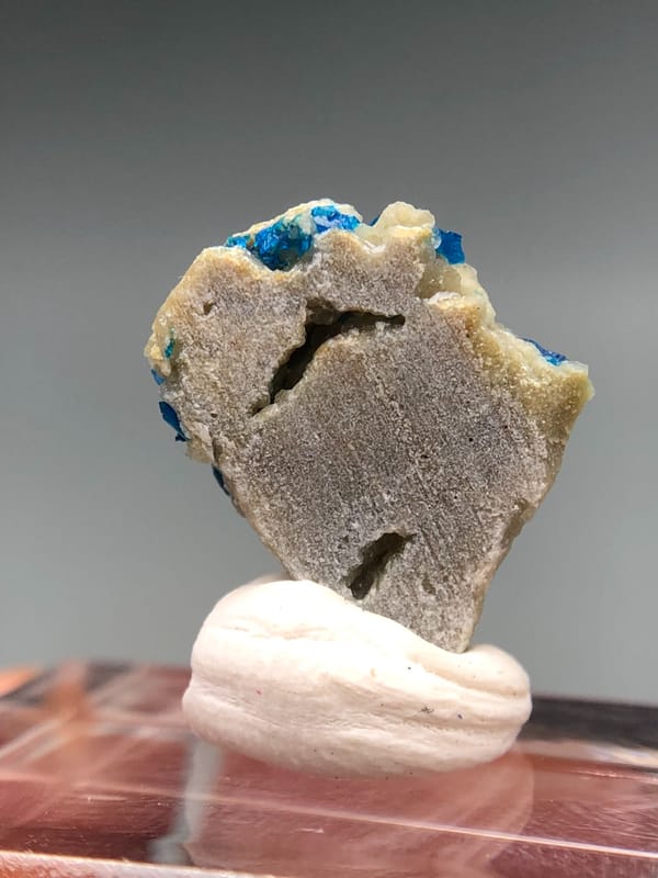 Veszelyite from Yunnan, China, individual mineral specimen view 6