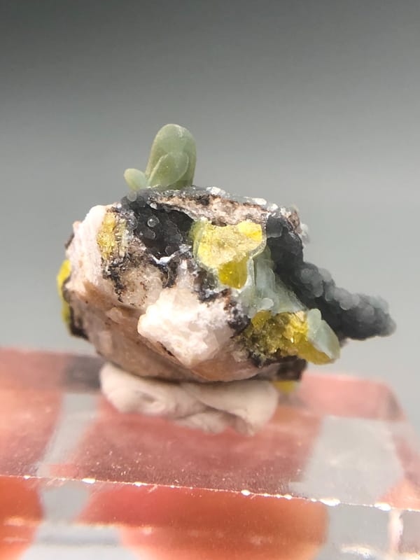 Plumbogummite from Guangxi, China, individual mineral specimen view 4