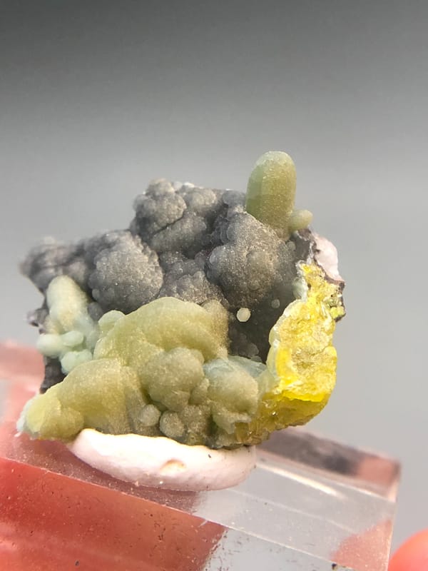 Plumbogummite from Guangxi, China, individual mineral specimen view 5