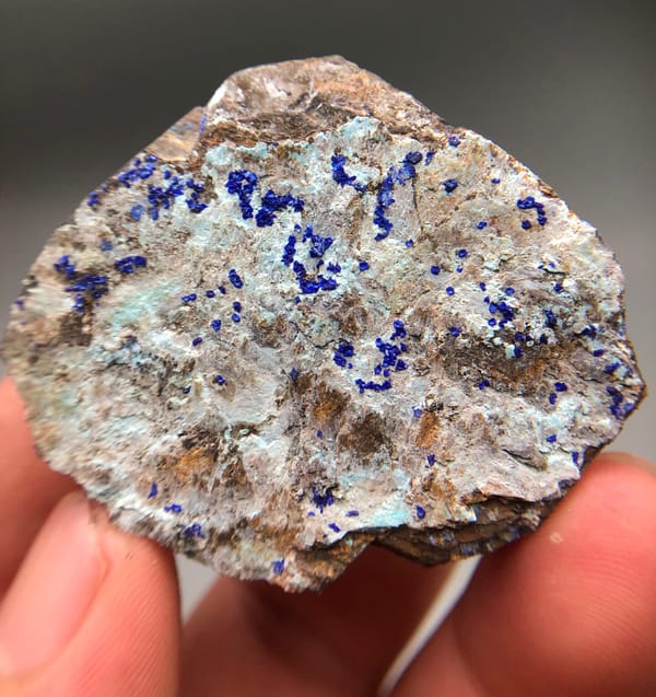 Allophane from Guizhou, China, individual mineral specimen view 1