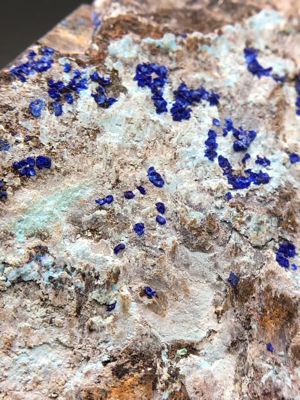 Allophane from Guizhou, China, individual mineral specimen view 3