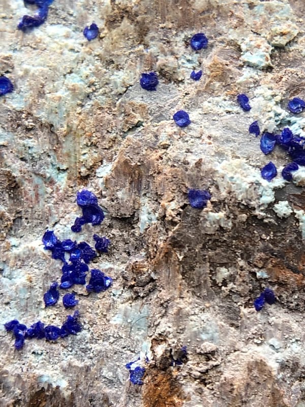 Allophane from Guizhou, China, individual mineral specimen view 5