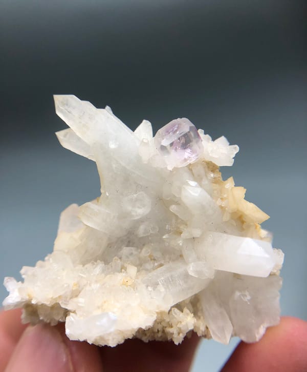 Fluorite from Shangbao Mine, Leiyang, Hunan, China, individual mineral specimen view 1
