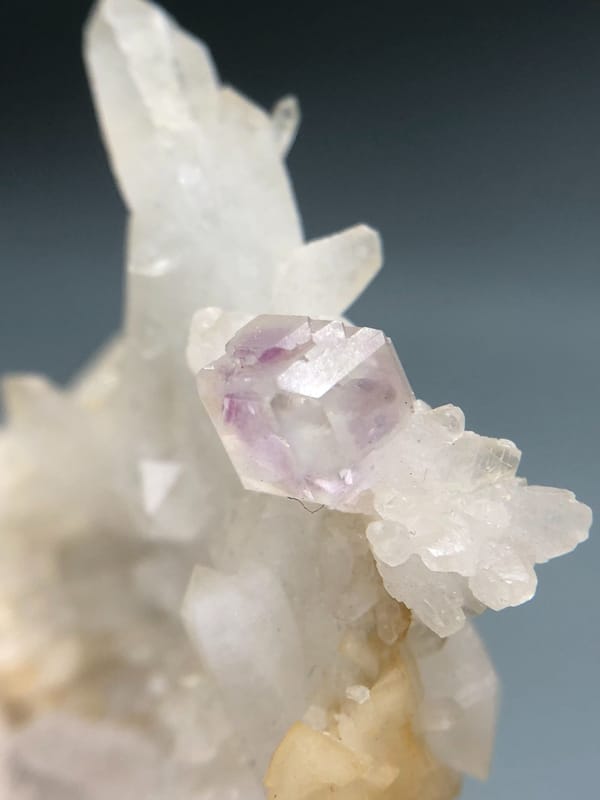 Fluorite from Shangbao Mine, Leiyang, Hunan, China, individual mineral specimen view 4
