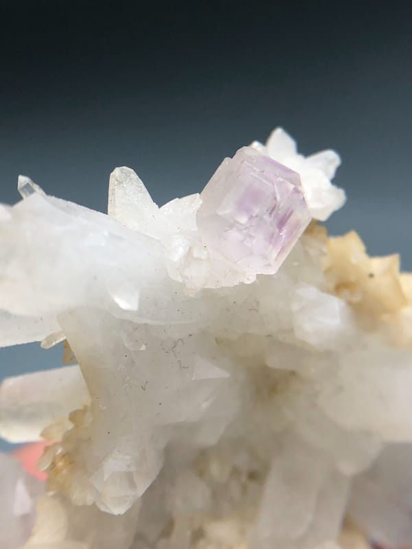 Fluorite from Shangbao Mine, Leiyang, Hunan, China, individual mineral specimen view 5
