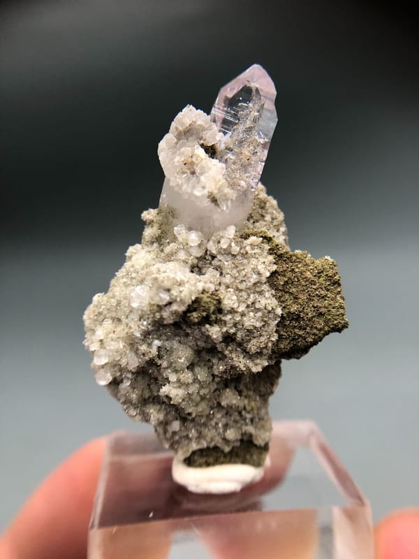 Amethyst from Mexico, individual mineral specimen view 1