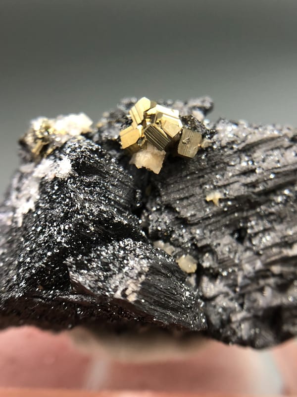 Marmatite (iron-rich sphalerite) from Jiangxi, China, individual mineral specimen view 5