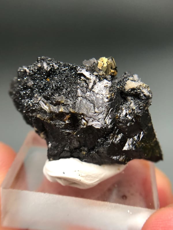 Marmatite (iron-rich sphalerite) from Jiangxi, China, individual mineral specimen view 6