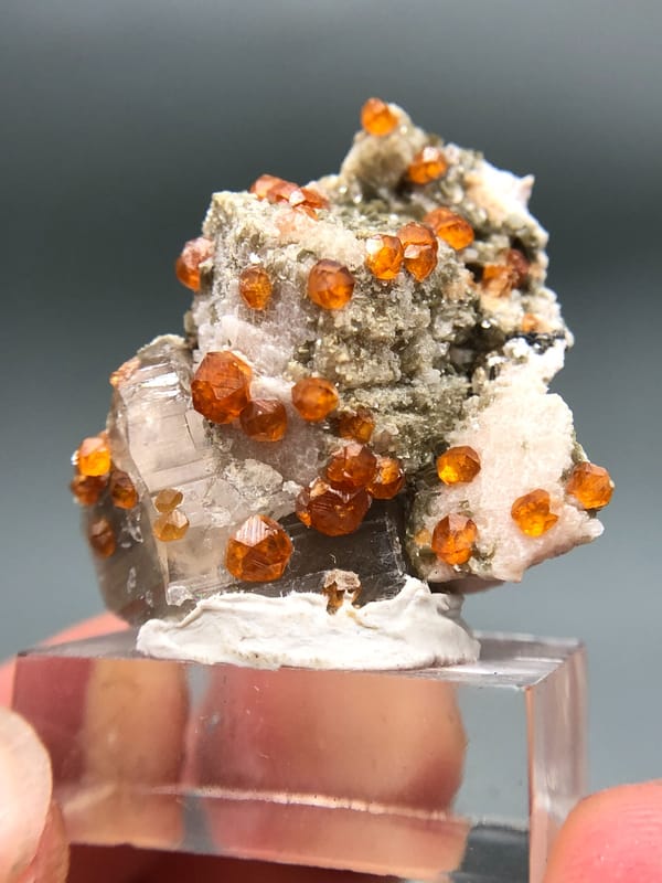 Spessartine from Fujian, China, individual mineral specimen view 2