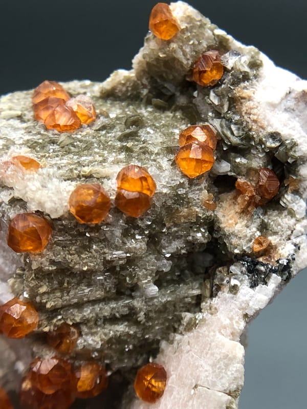 Spessartine from Fujian, China, individual mineral specimen view 4