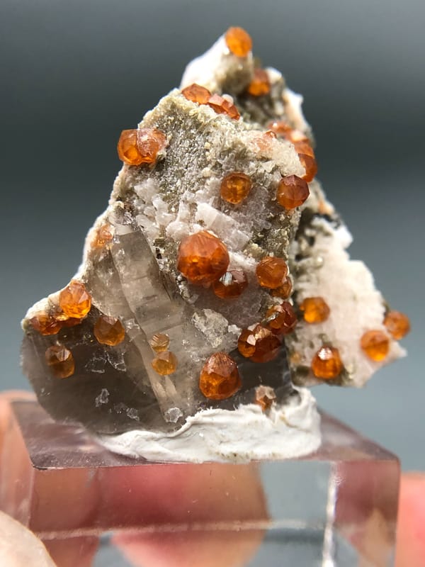 Spessartine from Fujian, China, individual mineral specimen view 5