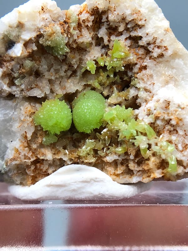 Pyromorphite from Guangxi, China, individual mineral specimen view 2