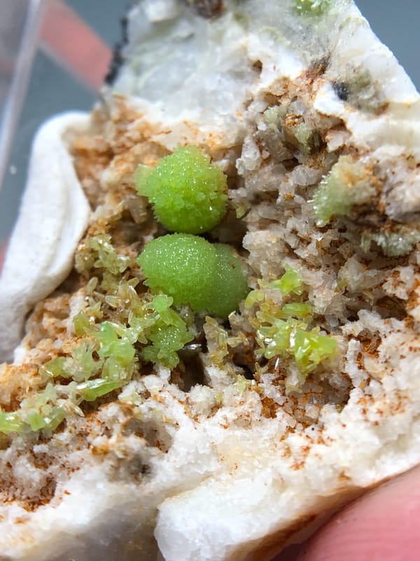 Pyromorphite from Guangxi, China, individual mineral specimen view 5