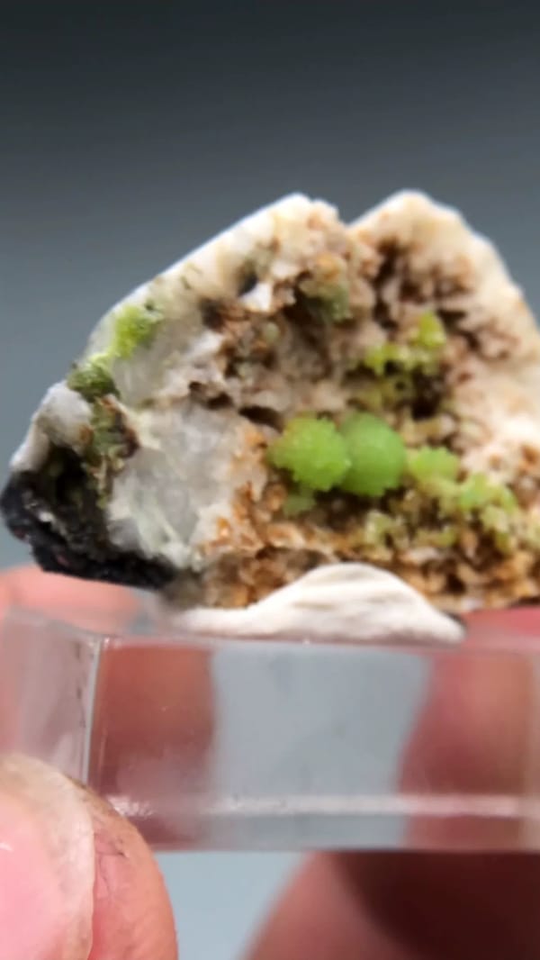Pyromorphite from Guangxi, China, individual mineral specimen view 7