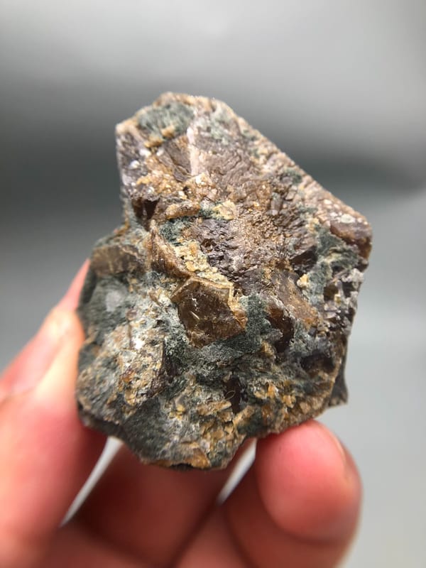 Grossular from Chifeng, Inner Mongolia, China, individual mineral specimen view 6
