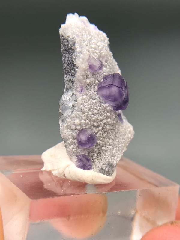 Fluorite from Fujian, China, individual mineral specimen view 6
