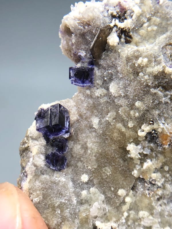 Fluorite from Inner Mongolia, China, individual mineral specimen view 2