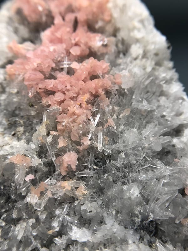 Rhodochrosite from Wuzhou, Guangxi, China, individual mineral specimen view 4
