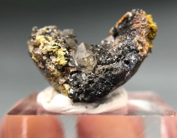 Cerussite from Lianping, Guangdong, China, individual mineral specimen view 1