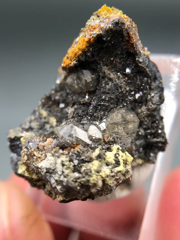Cerussite from Lianping, Guangdong, China, individual mineral specimen view 3