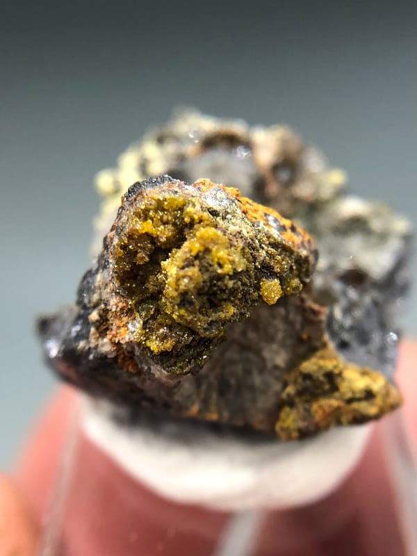 Cerussite from Lianping, Guangdong, China, individual mineral specimen view 5